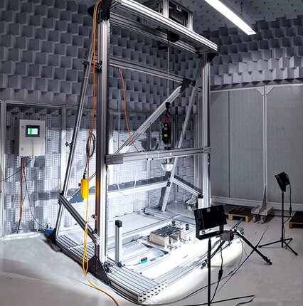 Strukturmechanisches Testing mittels Fallturm
